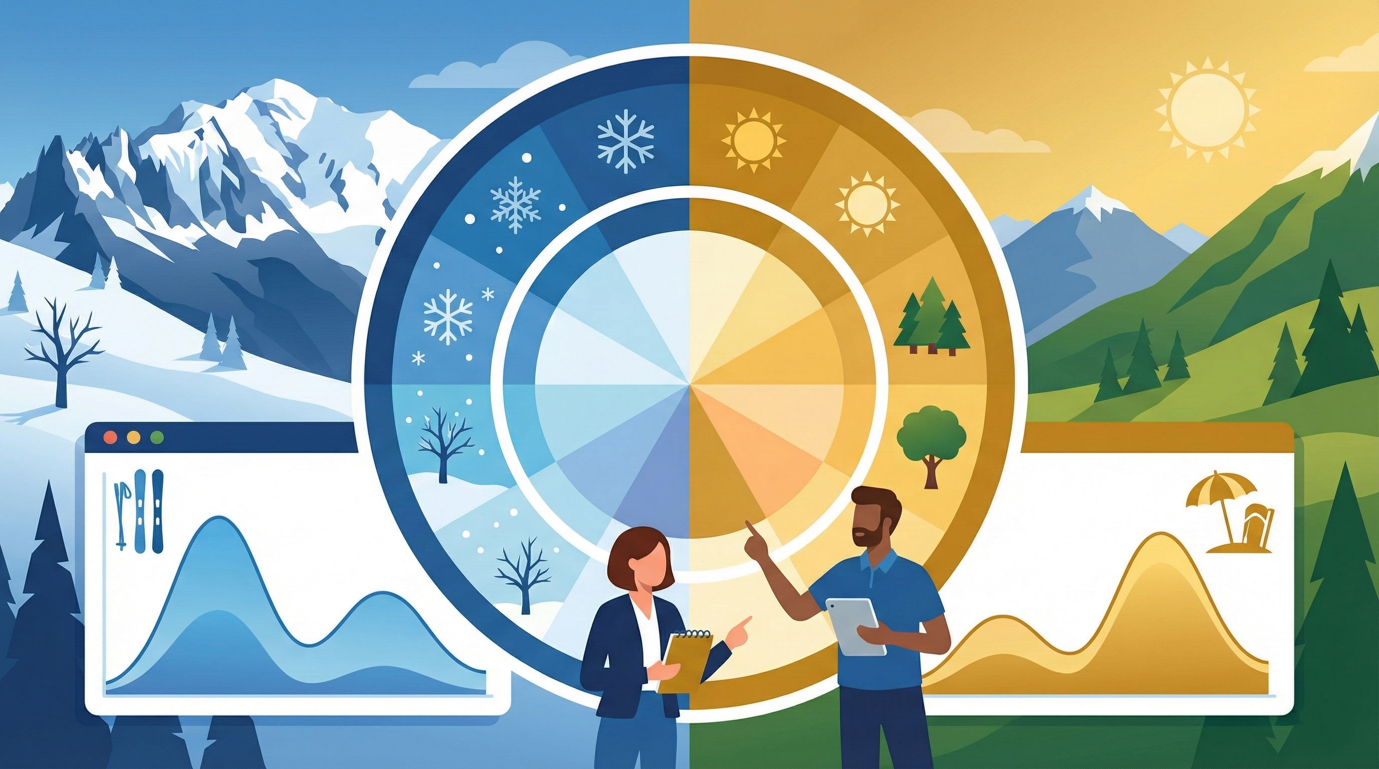 Marketing Digital Saisonnier : Guide Pour Entreprises de Montagne en Haute-Savoie | MontPC Haute-Savoie