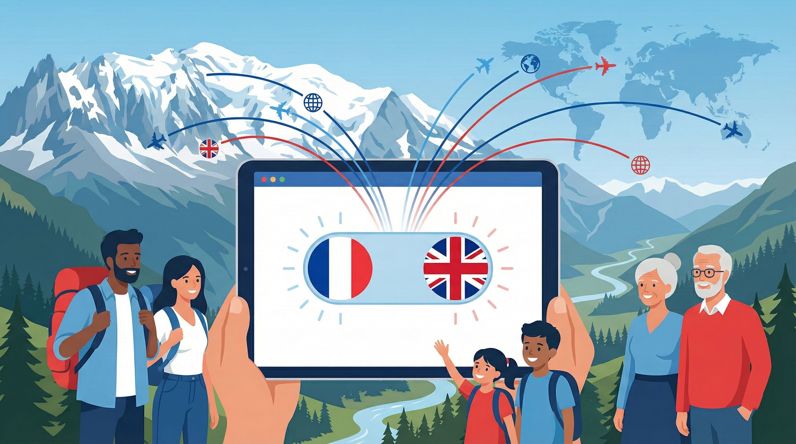 Site Bilingue : Guide Complet Pour Entreprises Touristiques de Montagne | MontPC Haute-Savoie