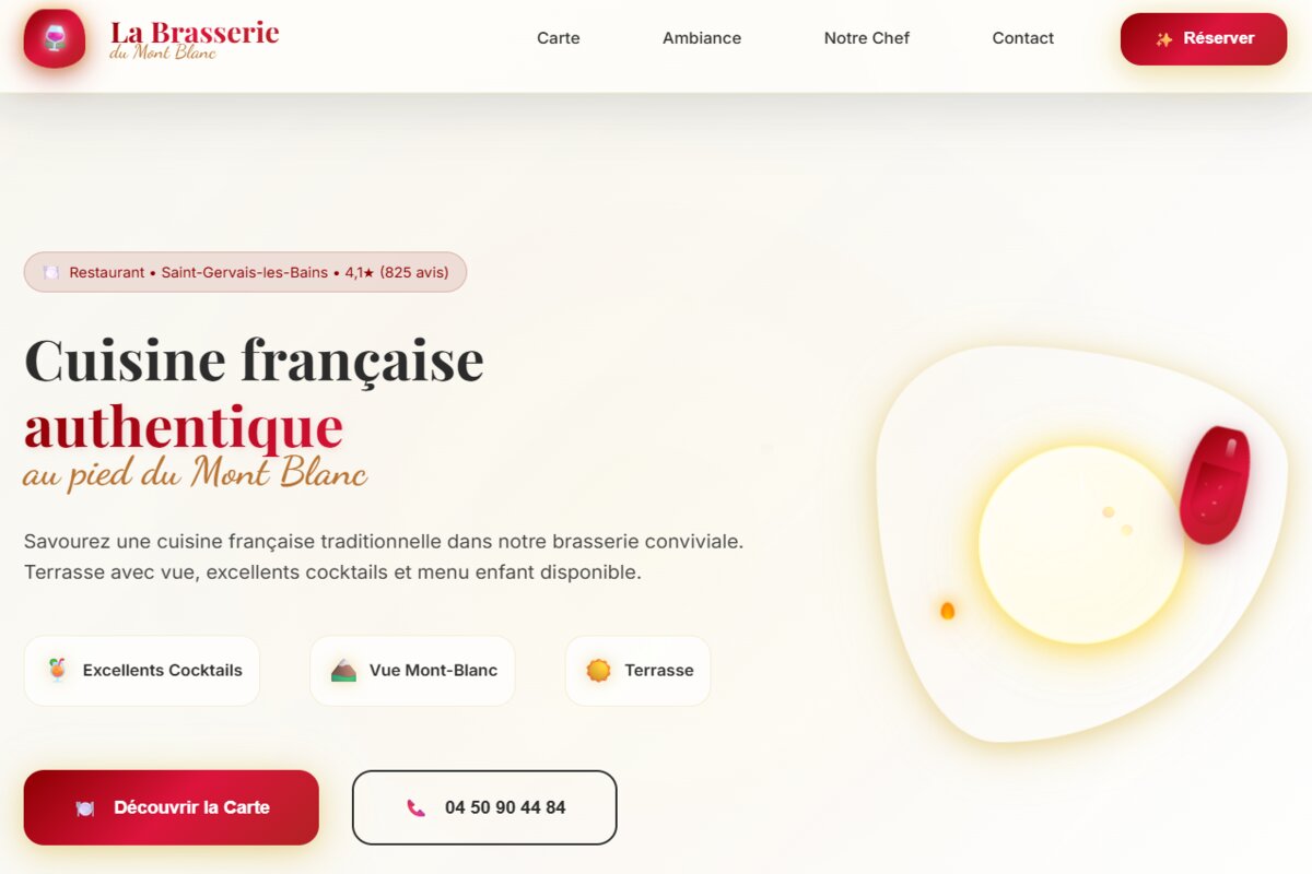 Brasserie du Mont Blanc - Restaurant