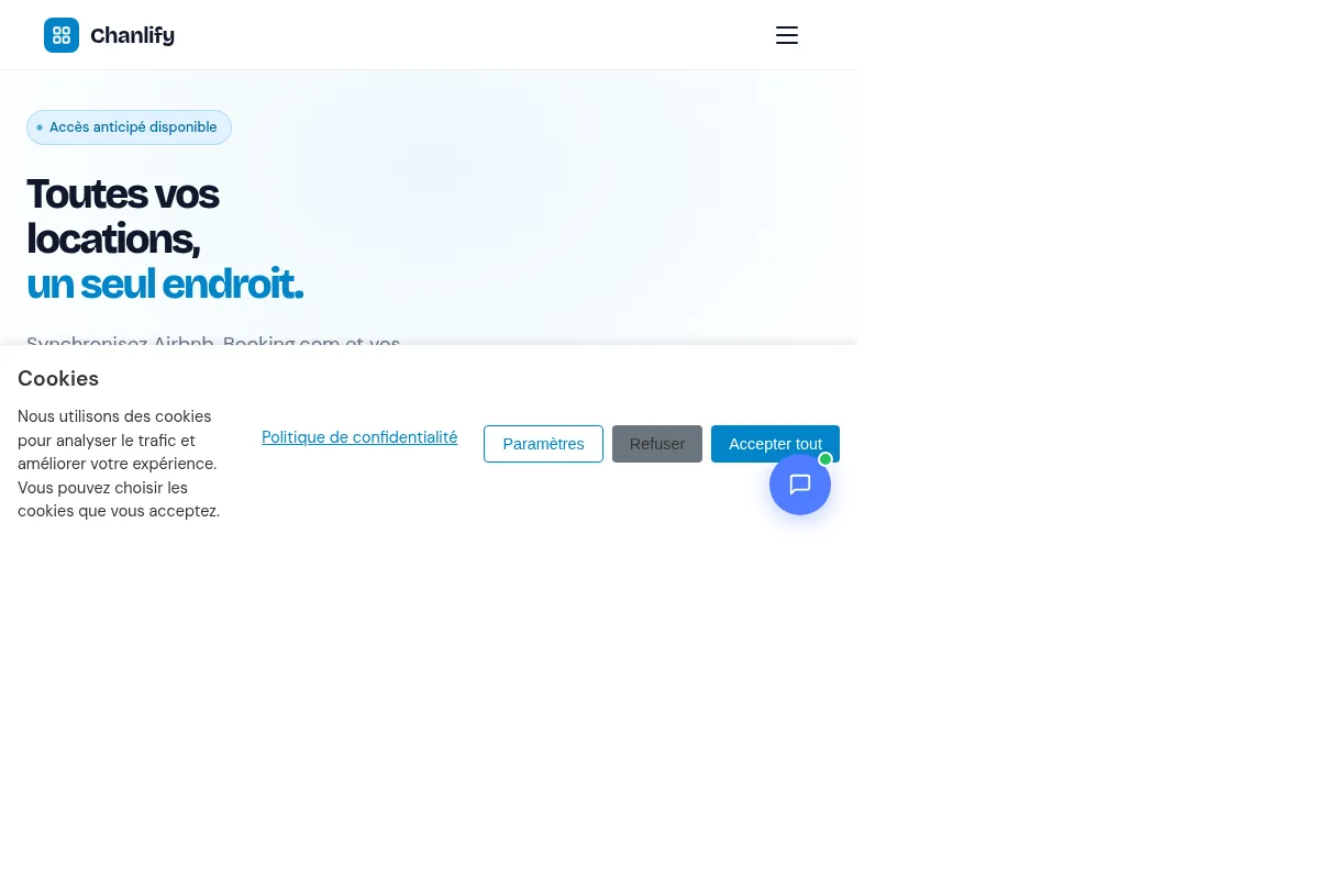 Chanlify - SaaS gestion locations saisonnières