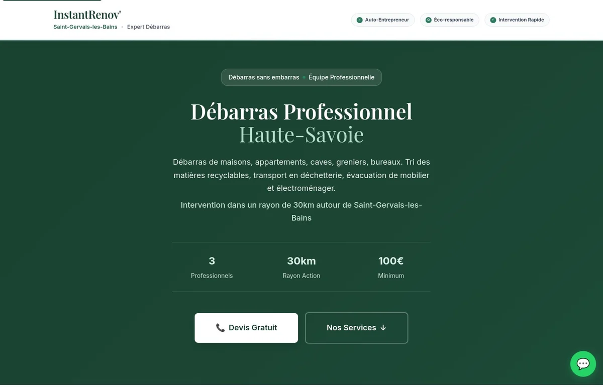 InstantRenov' - Débarras Professionnel Saint-Gervais