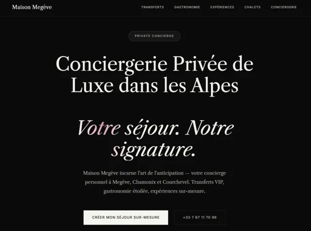 Maison Megève - Conciergerie privée