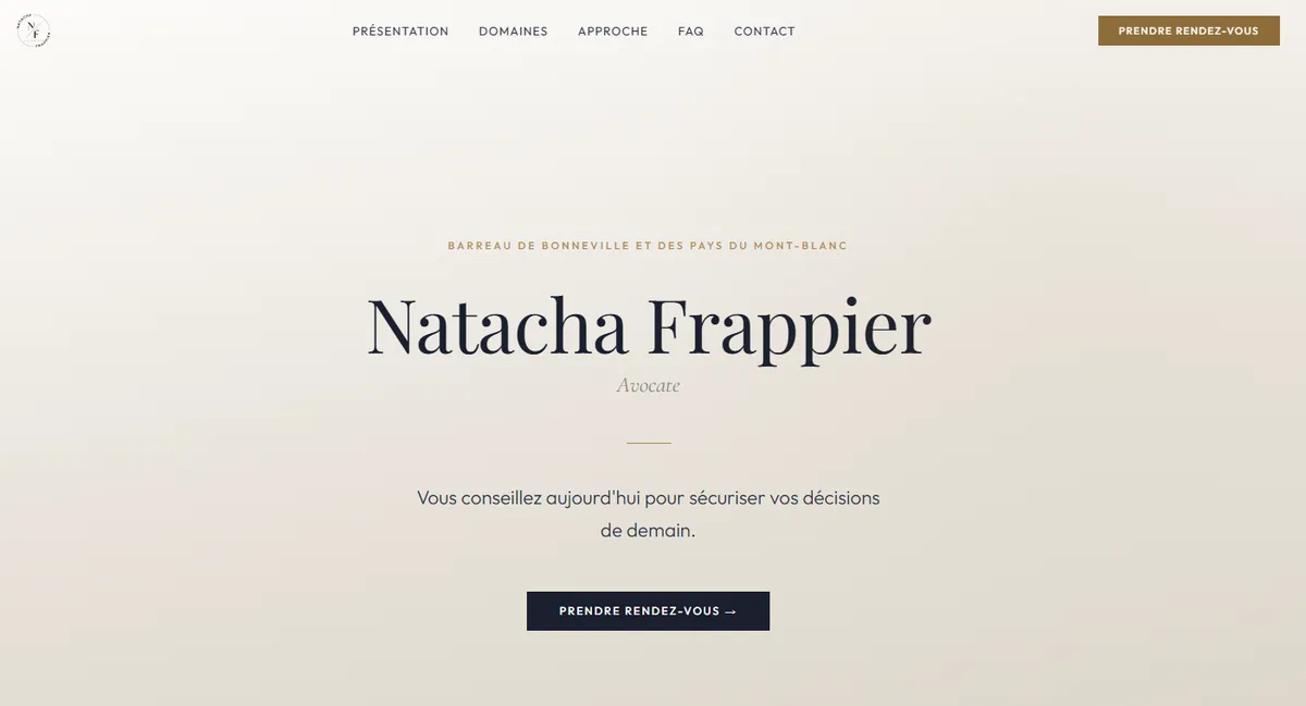 Maître Natacha Frappier - Site avocate Sallanches