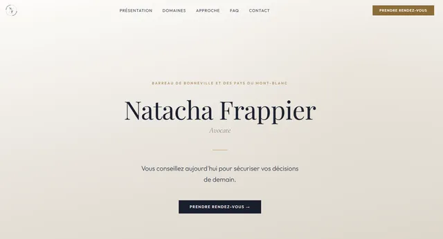 Maître Natacha Frappier - Avocate