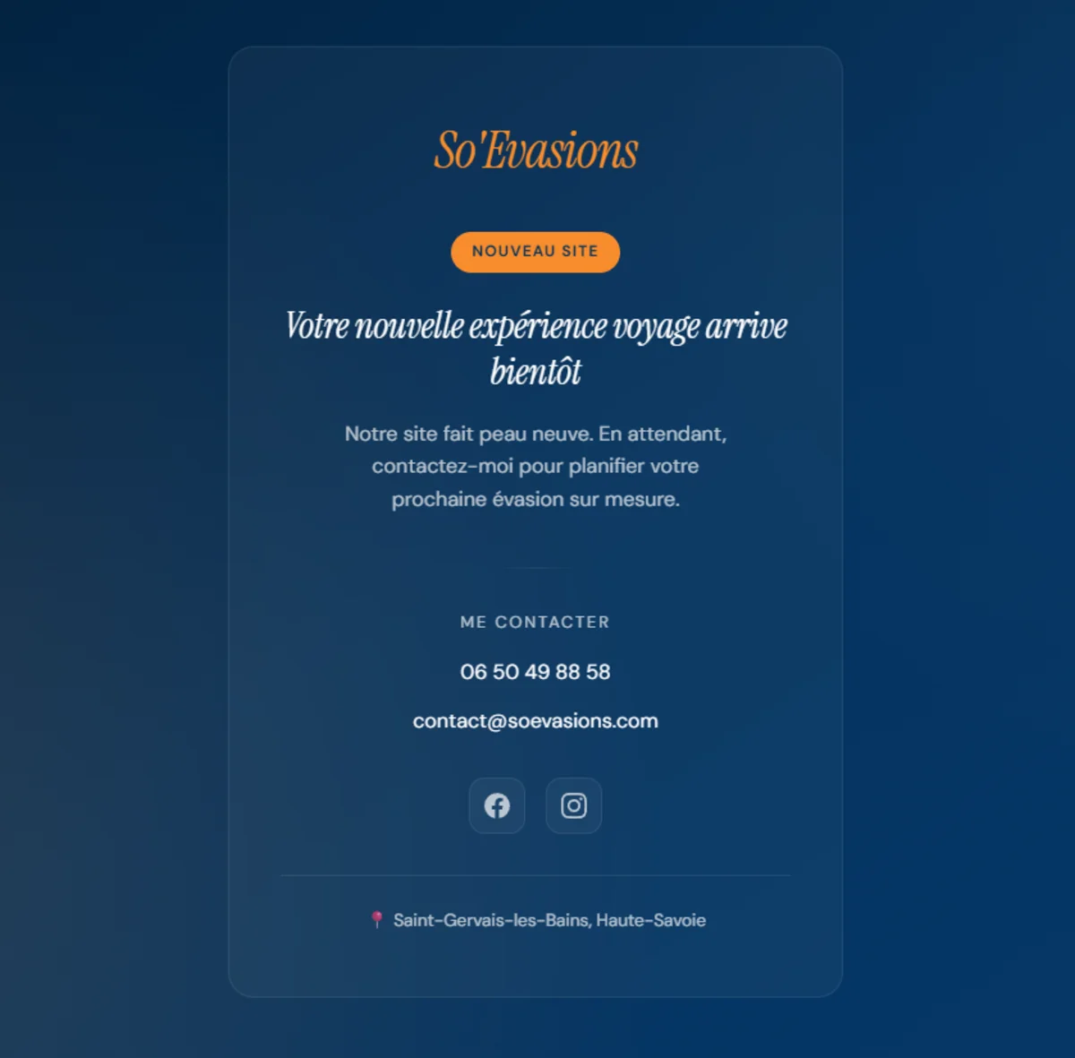SO Évasions - Travel Planner Multilingue à Saint-Gervais