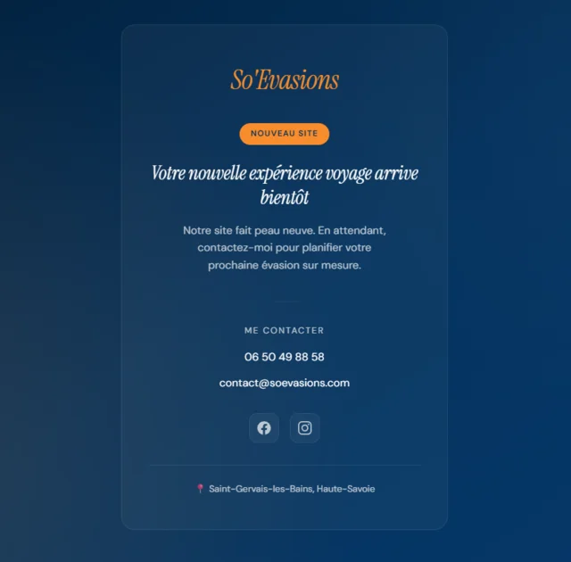 SO Évasions - Voyages Sur Mesure Saint-Gervais