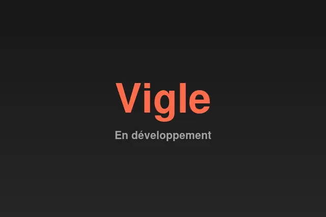 Vigle - Marketplace bilingue des services locaux, produit MontPC en développement
